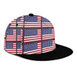 Classic Pattern Of Independence Day USA Flags Snapback Hat