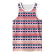 Independence Day 4th July Star Stripes Pattern 3D Men's Tank Top