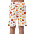 Hello September And Different Autumn Leaves Can Be Custom Photo 3D Men's Shorts