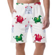 Picture Of A Fairytale Castle And Dragon Can Be Custom Photo 3D Men's Shorts