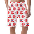 Presidents Day In USA Patriotic Uncle Sam Hat Card Can Be Custom Photo 3D Men's Shorts