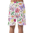 Spring Meadow Theme Flowers And Butterfly Can Be Custom Photo 3D Men's Shorts