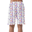 Sitting Hand Drawn Lucky Cats Japanese Culture Can Be Custom Photo 3D Men's Shorts