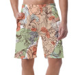 Simple One Line Drawing Of Pretty Woman Pattern Can Be Custom Photo 3D Men's Shorts