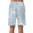 Simple Minimalistic Wallpaper Pattern With Nature Element Can Be Custom Photo 3D Men's Shorts