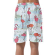 Special Flaming With Pond And Palm Leave Can Be Custom Photo 3D Men's Shorts
