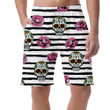 Sugar Skull Mexican And Peony Flowers Can Be Custom Photo 3D Men's Shorts