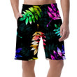 The Beauty Of Multicolored Leaves Of The Ash Tree In Watercolor Texture Can Be Custom Photo 3D Men's Shorts