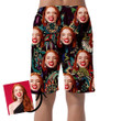 Textile Floral Pattern With Oriental Paisley Buta Ornament Can Be Custom Photo 3D Men's Shorts