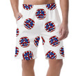 Sign Of Peace With The Flag Of America Pattern Can Be Custom Photo 3D Men's Shorts