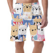 Style French Bulldog Dog In Gentleman Costume Can Be Custom Photo 3D Men's Shorts
