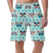 Theme Beautiful Butterfly And Line Flower Can Be Custom Photo 3D Men's Shorts
