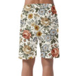 Rose Petunia Wildflowers Beautiful Fabric Blooming Design Can Be Custom Photo 3D Men's Shorts