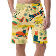 Theme Cats Birds Flowers And Butterflies Can Be Custom Photo 3D Men's Shorts