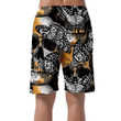 Spring Theme Gold And Silver Skulls With Exotic Butterflies Can Be Custom Photo 3D Men's Shorts