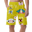 Theme Decorative Flowers And Butterflies In Jars Can Be Custom Photo 3D Men's Shorts