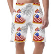 Sweet Sugar Cookies With Icing Cream American Flag Can Be Custom Photo 3D Men's Shorts