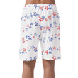 Stars And Stripes Painted By Hand In The US Flag Colors Can Be Custom Photo 3D Men's Shorts