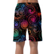 Psychedelic Fractal Abstract Pattern Expressionism Digital Illustration Can Be Custom Photo 3D Men's Shorts