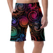 Psychedelic Fractal Abstract Pattern Expressionism Digital Illustration Can Be Custom Photo 3D Men's Shorts