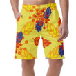 The Love Of Autumn Maple Leaves And Berries Drawing Can Be Custom Photo 3D Men's Shorts