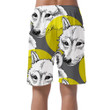 The Image Wolf Portrait And Big Dot Can Be Custom Photo 3D Men's Shorts