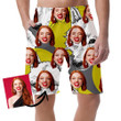 The Image Wolf Portrait And Big Dot Can Be Custom Photo 3D Men's Shorts