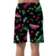 Theme Butterfly And Dragonfly In Dark Background Can Be Custom Photo 3D Men's Shorts