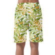 Spring Green Leaves Branches Abstract Pattern In Hippie Style Can Be Custom Photo 3D Men's Shorts