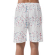 Red Blue And White Confetti For 4th Of July Celebration Can Be Custom Photo 3D Men's Shorts