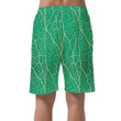 The Beauty Of Green Leaf Nature Theme Can Be Custom Photo 3D Men's Shorts