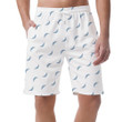 Small Wavy Shapes Minimalist Geometric Pattern Can Be Custom Photo 3D Men's Shorts