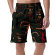 Shamanic Dancing People With Vintage Boomerang Pattern Can Be Custom Photo 3D Men's Shorts