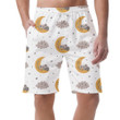 Sleeping Koala Bear On The Moon In The Starry Sky Can Be Custom Photo 3D Men's Shorts