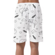 The Image Of Cats Fish And Hearts Can Be Custom Photo 3D Men's Shorts