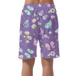 Spring Theme Daisy Flowers And Butterfly Can Be Custom Photo 3D Men's Shorts