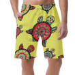 Sea Turtles Family In Oriental Style Can Be Custom Photo 3D Men's Shorts