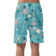 Sea Turtles And Jellyfish Tribal Background Can Be Custom Photo 3D Men's Shorts