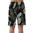 The Love Of Exotic Leaves On Dark Background Can Be Custom Photo 3D Men's Shorts