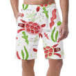 Sea Turtles With Various Marine Animals Can Be Custom Photo 3D Men's Shorts