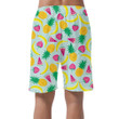 Summer Is Calling Tropical Fruits With Strawberry Banana Watermelon Can Be Custom Photo 3D Men's Shorts
