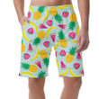 Summer Is Calling Tropical Fruits With Strawberry Banana Watermelon Can Be Custom Photo 3D Men's Shorts