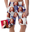 Spotted Drawn Funny Cows And Lettering Can Be Custom Photo 3D Men's Shorts