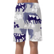 Spotted Drawn Funny Cows And Lettering Can Be Custom Photo 3D Men's Shorts