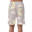 Sleeping Star With Cute Star And Cloud Can Be Custom Photo 3D Men's Shorts