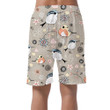 Sad Bird With Natural Floral And Heart Can Be Custom Photo 3D Men's Shorts