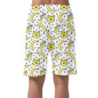 Wild African Leopard And Banana Cartoon Style Can Be Custom Photo 3D Men's Shorts