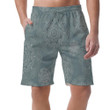 Vintage Madala Ornament In Gray Color Can Be Custom Photo 3D Men's Shorts