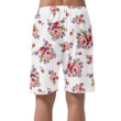 Watercolor Beautiful Pink Rose And Purple Flower Pattern Can Be Custom Photo 3D Men's Shorts