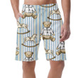 Toys Bears And Horses In Vintage Style Can Be Custom Photo 3D Men's Shorts